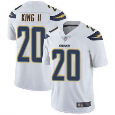 Los Angeles Chargers NFL Football Desmond King White Jersey Youth Limited  #20 Road Vapor Untouchable